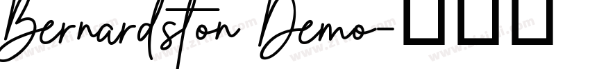 Bernardston Demo字体转换